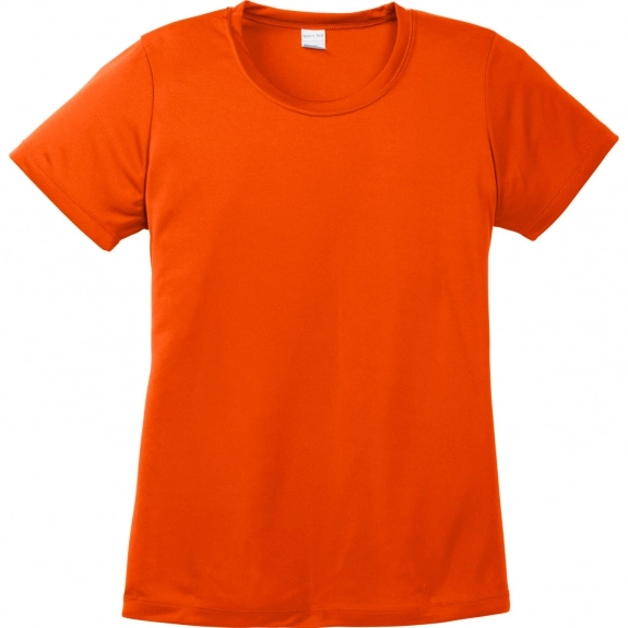 Deep Orange Sport-Tek Competitor Custom T-Shirt - Women's