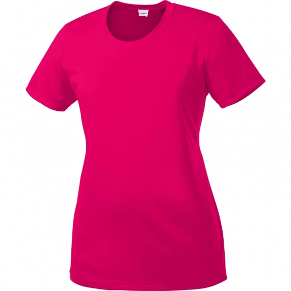 Pink Raspberry Sport-Tek Competitor Custom T-Shirt - Women's