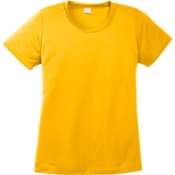 Gold Sport-Tek Competitor Custom T-Shirt - Women's
