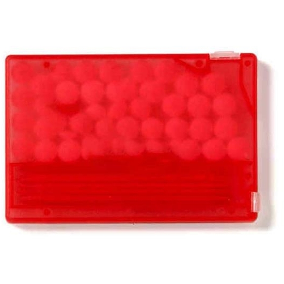 Trans Red - Custom Mints and Toothpick Dispenser - Business Card