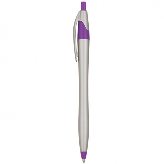 Silver/Purple Javelin Custom Pen