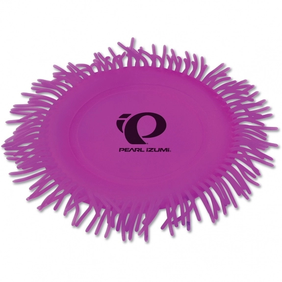 Purple Frilly Silicone Custom Flyer Disc