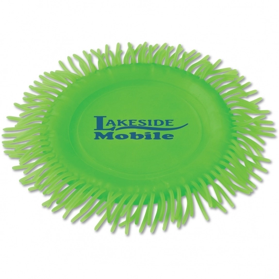 Green Frilly Silicone Custom Flyer Disc