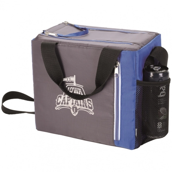 Royal - Koozie Double Zip Custom Cooler Bag - 9 Can