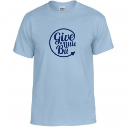 Light Blue Gildan DryBlend 50/50 Logo T-Shirt - Colors