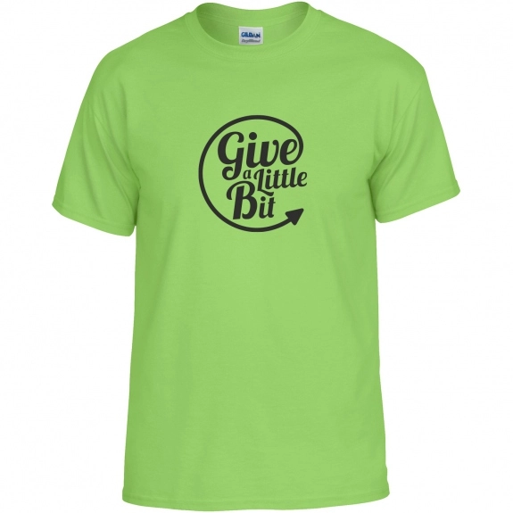 Lime Gildan DryBlend 50/50 Logo T-Shirt - Colors