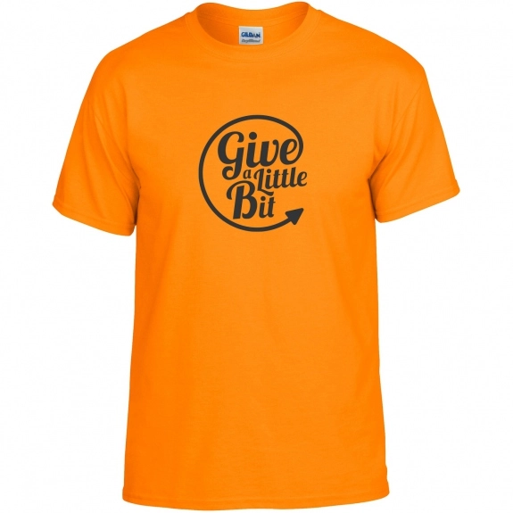 Orange Gildan DryBlend 50/50 Logo T-Shirt - Colors