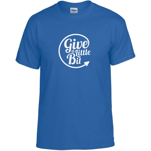 Royal Blue Gildan DryBlend 50/50 Logo T-Shirt - Colors