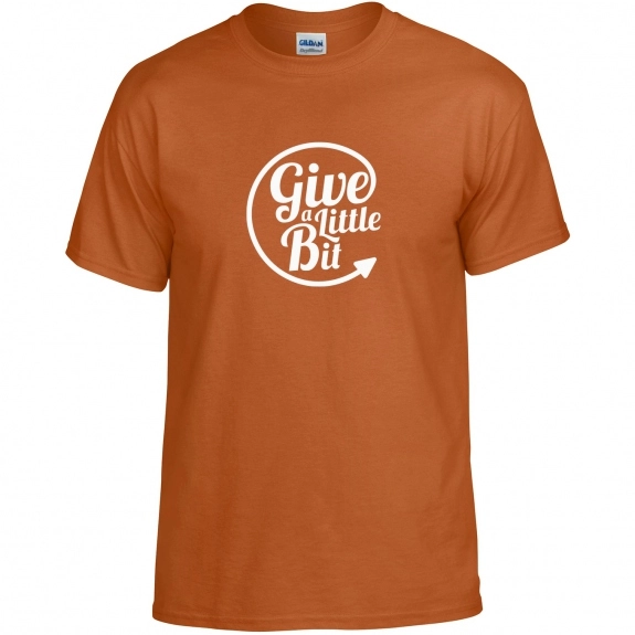 T Orange Gildan DryBlend 50/50 Logo T-Shirt - Colors