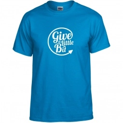 Sapphire Gildan DryBlend 50/50 Logo T-Shirt - Colors