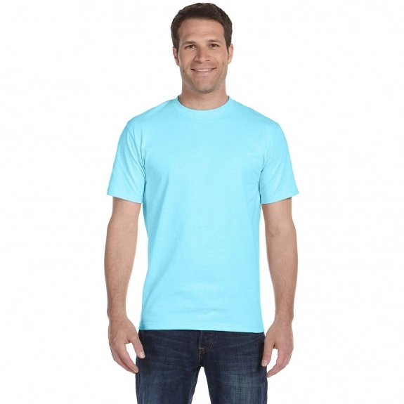 Sky Gildan DryBlend 50/50 Logo T-Shirt - Colors