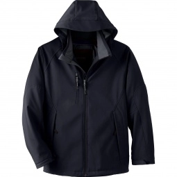 Black North End Insulated Soft Shell Custom Jackets - Men's