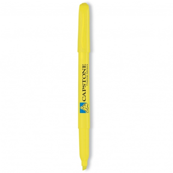 Fluorescent Yellow Sharpie Pocket Promotional Highlighter 