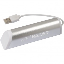 Silver Aluminum 4-Port USB Hub Custom Phone Stand