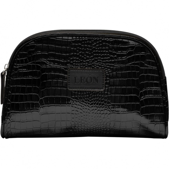 Black - Stylish Metallic Custom Cosmetic Bag