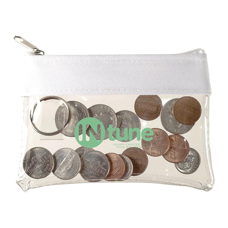 Translucent Zippered Custom Coin Pouch| Custom Pouch | ePromos