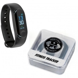 Black Smart Promotional Fitness Tracker