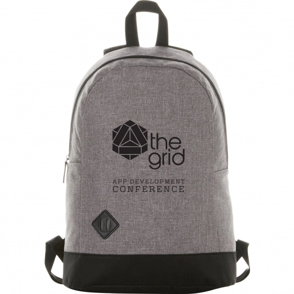Graphite Heather Promotional Computer Backpack - 15"