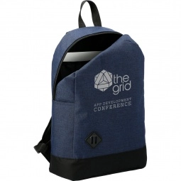Open Heather Promotional Computer Backpack - 15"