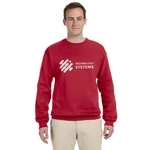 True Red - JERZEES Crewneck Custom Sweatshirt