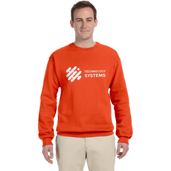 Burnt Orange - JERZEES Crewneck Custom Sweatshirt
