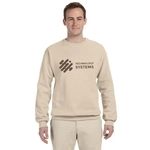 Sandstone - JERZEES Crewneck Custom Sweatshirt