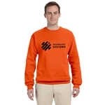 Safety Orange - JERZEES Crewneck Custom Sweatshirt
