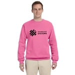 Neon Pink - JERZEES Crewneck Custom Sweatshirt