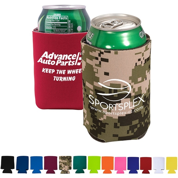 Collage Folding Custom Can Cooler Sleeve