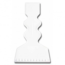 White Power-Grip Promo Logo Ice Scraper - 3"