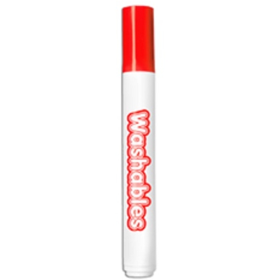 Red Conical Tip Washable Promotional Markers