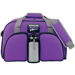 Purple All Purpose Weekender Printed Duffle Bag - 18"