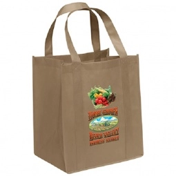 Khaki Full Color Big Thunder Promotional Grocery Tote