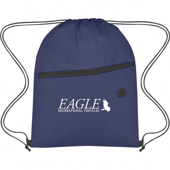 Non-Woven Logo Drawstring Bag - Custom Drawstring Backpack