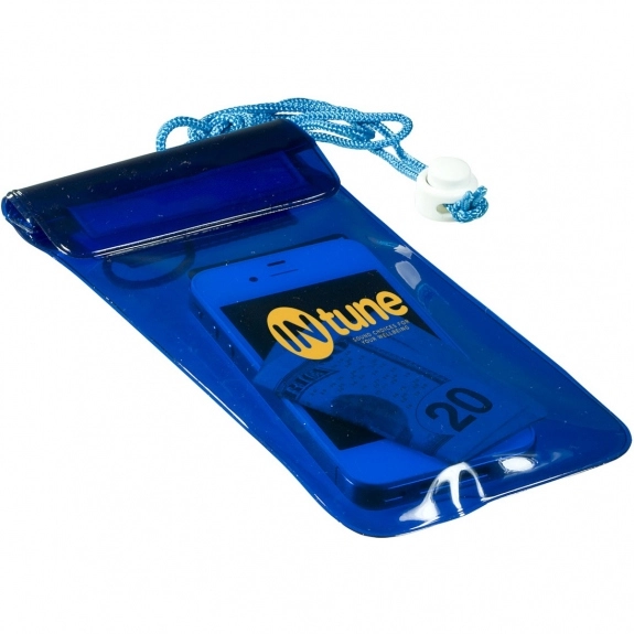 Blue PVC Custom Waterproof Pouch