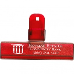 Red Budget Promotional Chip Clip