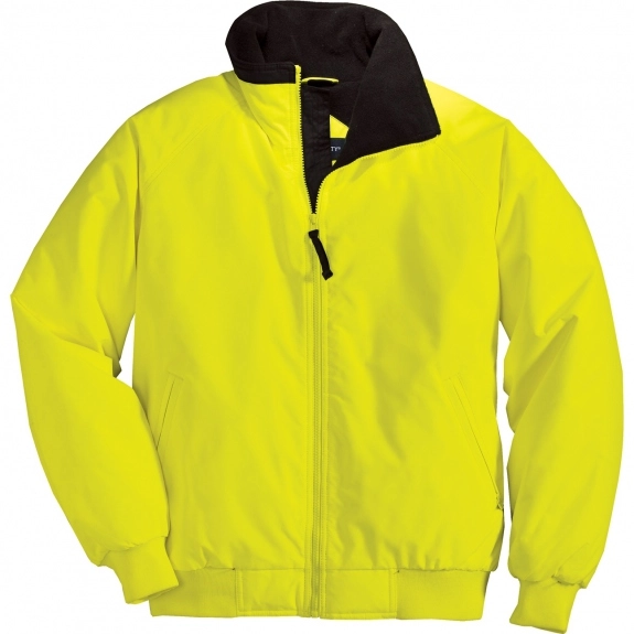 Safety Yellow Port Authority Challenger Custom Safety Jacket - Men's