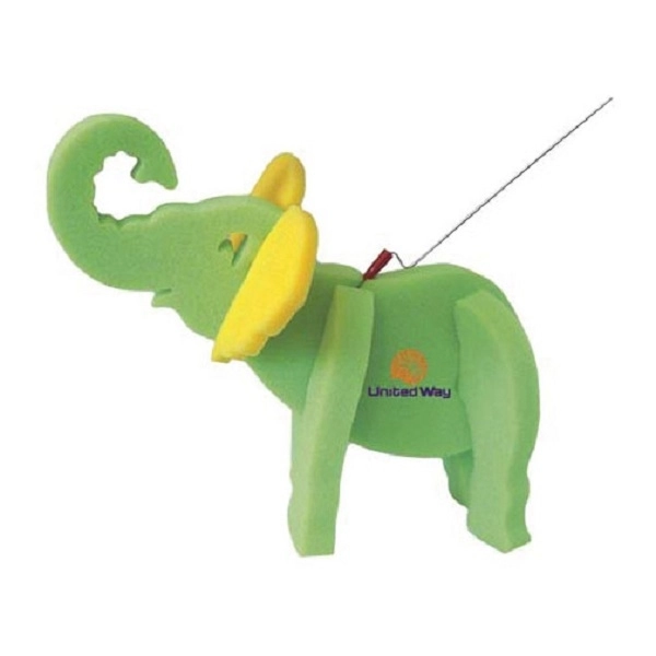 Custom Foam Walking Pet Elephant 11.5