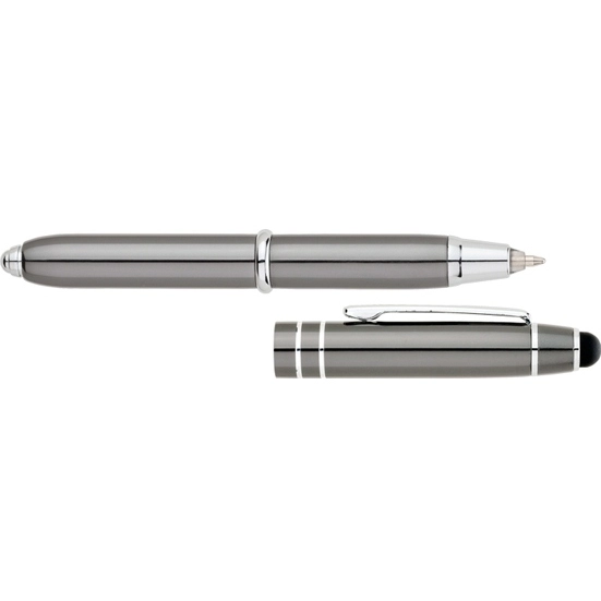 Gunmetal Aluminum LED Light Stylus Custom Pen