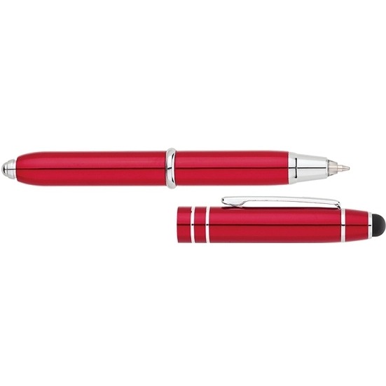 Red Aluminum LED Light Stylus Custom Pen