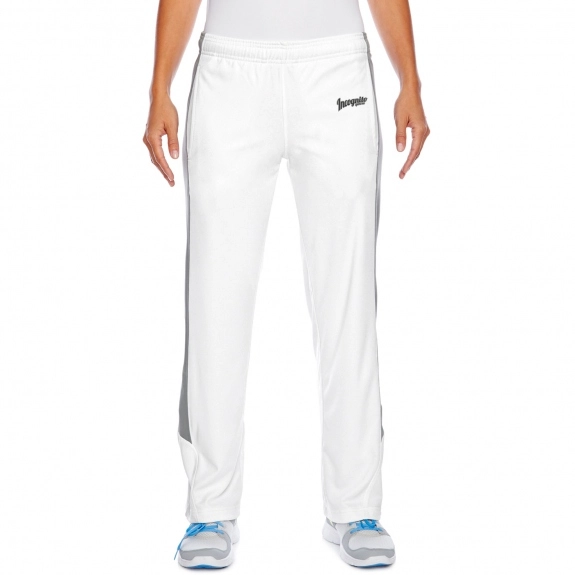 White Team 365 Fleece Performance Custom Pants - Women's