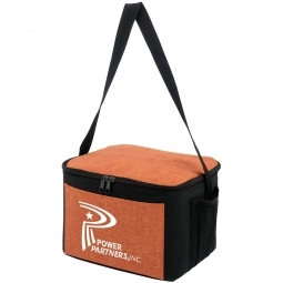 Orange - Heather Custom Lunch Cooler Bag