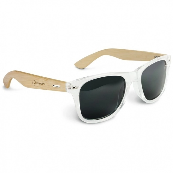 Clear - Polarized Faux Beach Eyes Custom Sunglasses