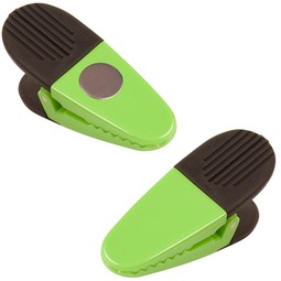 Lime Jumbo Magnet Promotional Memo Clip