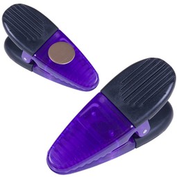 Translucent Purple Jumbo Magnet Promotional Memo Clip