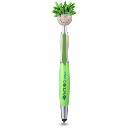 Lime green - MopTopper Wheat Straw Branded Screen Cleaner w/ Stylus Pen
