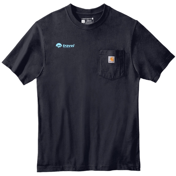 Navy blue - Carhartt&#174; Workwear Custom Short Sleeve Pocket T-Shirt