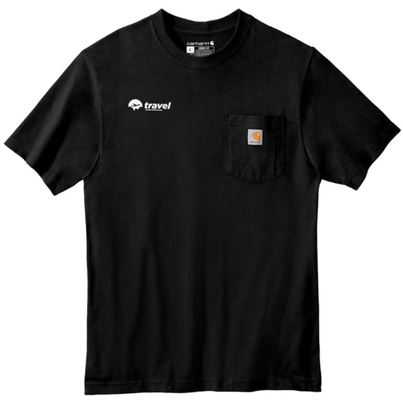 Black - Carhartt&#174; Workwear Custom Short Sleeve Pocket T-Shirt