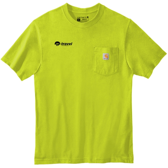 Brite lime - Carhartt&#174; Workwear Custom Short Sleeve Pocket T-Shirt