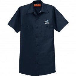 Red Kap® Short Sleeve Industrial Custom Work Shirt - Men's